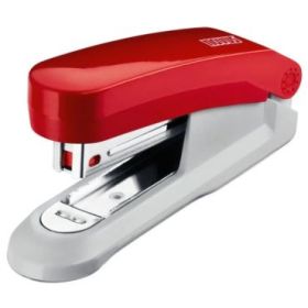 Novus Evolution E15 Grapadora de Sobremesa - Hasta 15 Hojas - Grapado Cerrado y Clavado - Incluye 200 Grapas Nº10 - Color Rojo/G