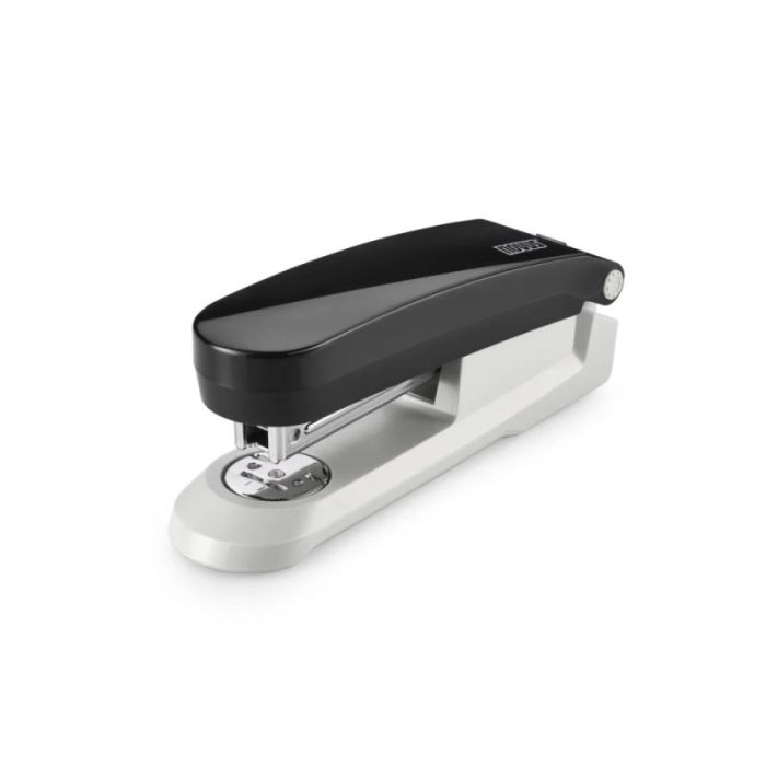 Novus Evolution E 20 Grapadora de Sobremesa + Caja de 200 Grapas 24/6 - Hasta 20 Hojas - Grapado Cerrado, Abierto y Clavado - Co