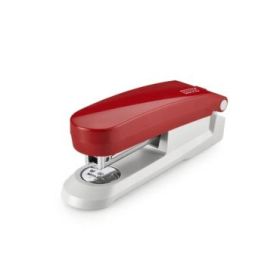 Novus Evolution E 20 Grapadora de Sobremesa + Caja de 200 Grapas 24/6 - Hasta 20 Hojas - Grapado Cerrado, Abierto y Clavado - Co