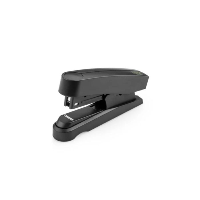 Novus B10FC re+new Grapadora de Sobremesa - Fabricada con 95% de Plastico Reciclado - Hasta 20 Hojas - Grapado Plano y Clavado -