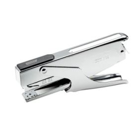 Novus B 38 Grapadora de Tenaza - Hasta 40 Hojas - Para Grapas 24/6-24/8 y 26/6-26/8 - Grapado Temporal y Permanente - Color Crom