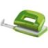Novus E210 Fresh Perforadora Pequeña de Papel - Hasta 10 Hojas - Guia de Posicionamiento - Punzones 5.5mm - Color Verde