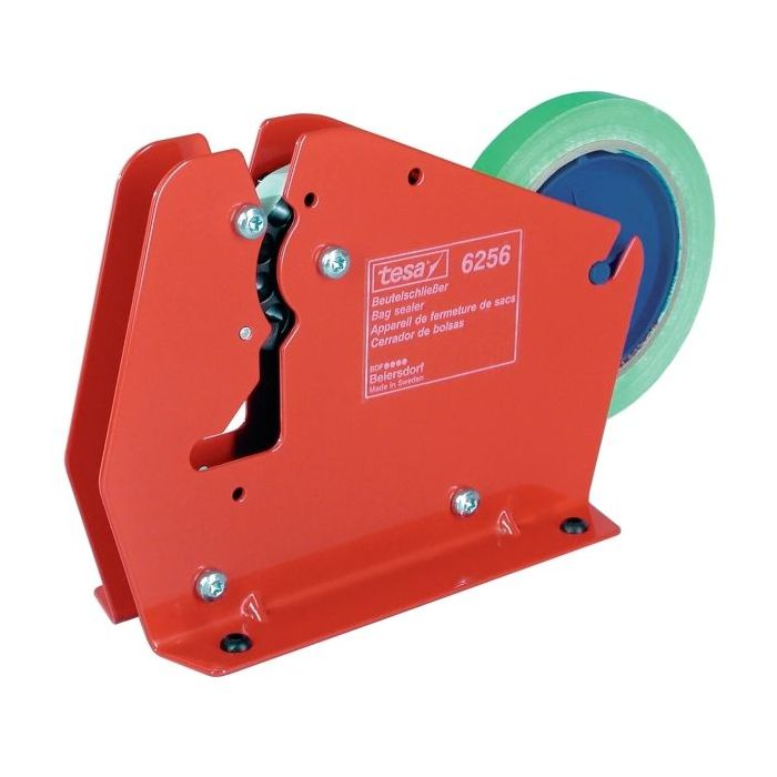Tesa 6256 Sellador de Bolsas - Ancho Maximo del Rollo 12mm - Diametro Maximo del Rollo 130mm - Color Rojo