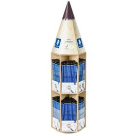 Staedtler Mars Lumograph 100 Expositor con 576 Lapices de Grafito de Graduaciones Surtidas - Alta Resistencia a la Rotura - Made