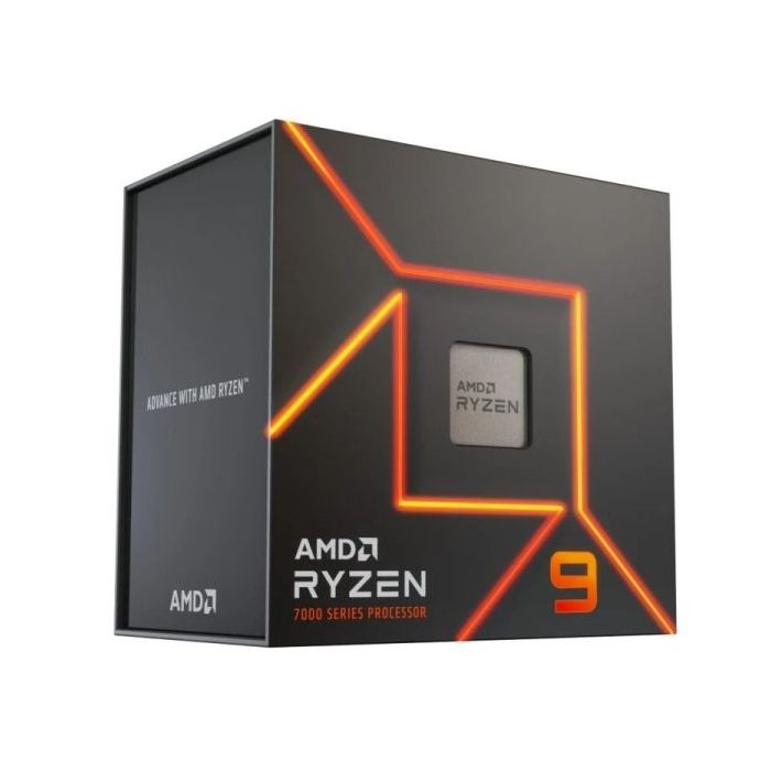 AMD Ryzen 9 7900X Procesador 4.5GHz Box sin Ventilador