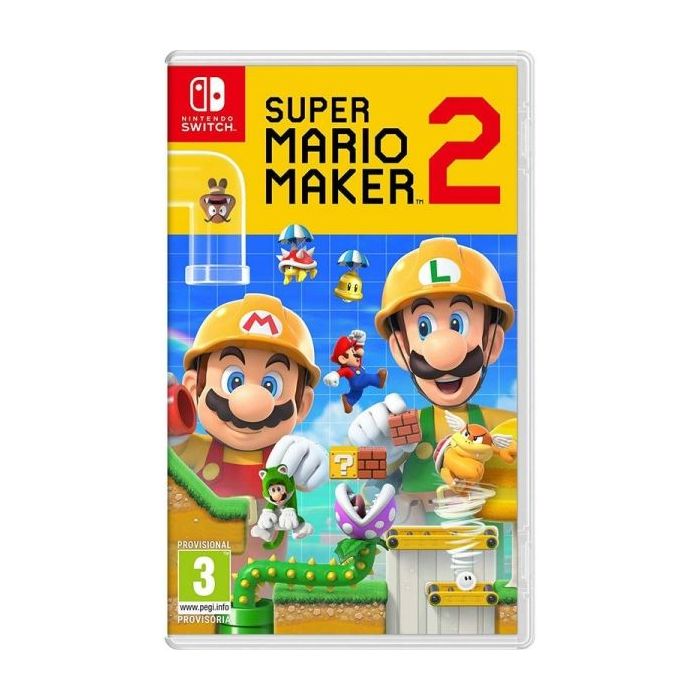 Nintendo Videojuego Super Mario Maker 2 para Consola Nintendo Switch - Genero Plataformas/Editor de Niveles/Multijugador - PEGI