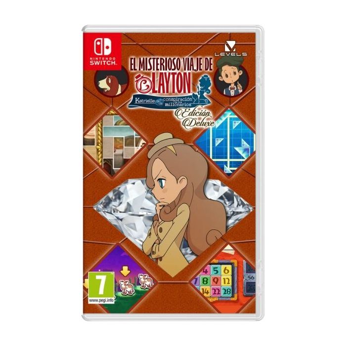 Nintendo Videojuego el Misterioso Viaje de Layton para Consola Nintendo Switch - Genero Puzles/Misterio/Aventura Narrativa - PEG