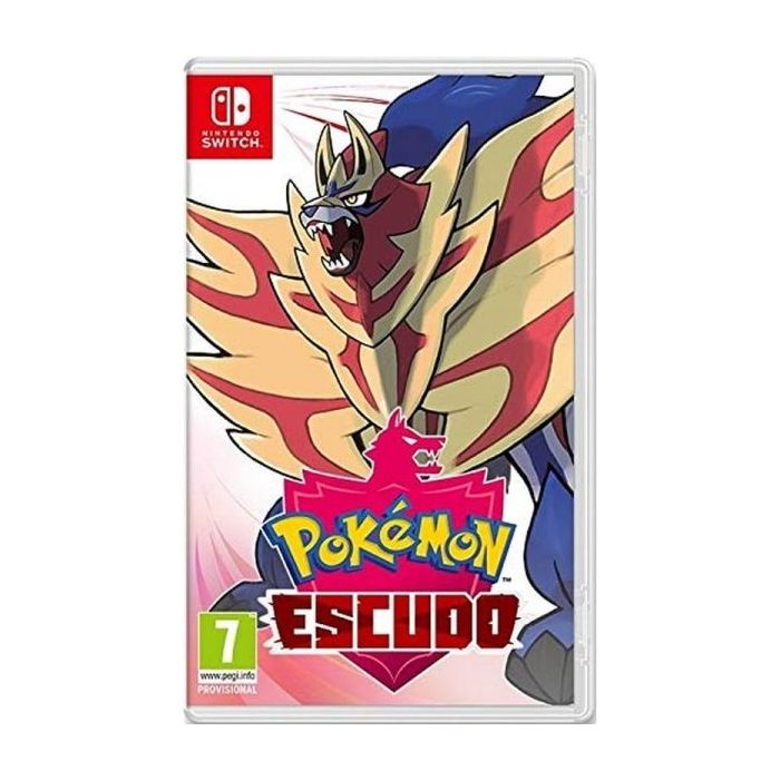 Nintendo Videojuego Pokemon Escudo para Consola Nintendo Switch - Genero RPG por Turnos/Aventura - PEGI 7
