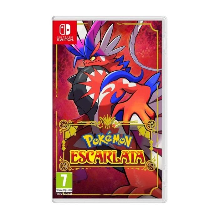 Nintendo Videojuego Pokemon Escarlata para Consola Nintendo Switch - Genero RPG/Mundo Abierto - PEGI 7