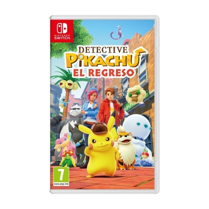 Nintendo Videojuego Detective Pikachu: el Regreso para Consola Nintendo Switch - Genero Aventura Narrativa/Misterio - PEGI 7