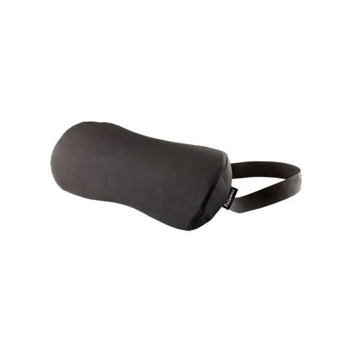 Fellowes Comfort Breyta Cojin Lumbar - Espuma con Contenido Reciclado - Correa Ajustable - Funda de Tejido de Poliester 100% Rec