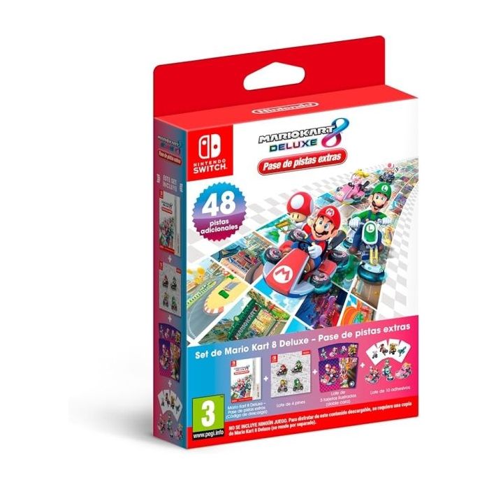 Nintendo Mario Kart 8 Booster Pack Contenido Adicional para Videojuego Mario Kart 8 Deluxe - Genero Carreras/Party - PEGI 3
