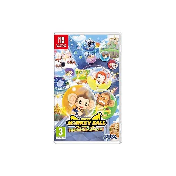 Nintendo Videojuego Super Monkey Ball: Banana Rumble para Consola Nintendo Switch - Genero Plataformas/Fiesta/Arcade - PEGI 3