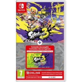 Nintendo Videojuego Splatoon 3 con Pase de Expansion para Consola Nintendo Switch - 3 Meses de Nintendo Switch Online Incluido -
