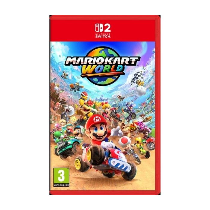 Nintendo Videojuego Mario Kart World para Consola Nintendo Switch 2 - Genero Carreras/Multijugador - PEGI 3