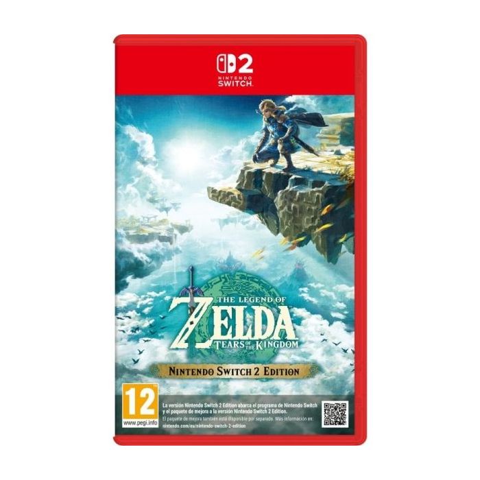Nintendo Videojuego Zelda Tears Of The Kingdom para Consola Nintendo Switch 2 - Genero Aventura/Mundo Abierto/Accion - PEGI 12