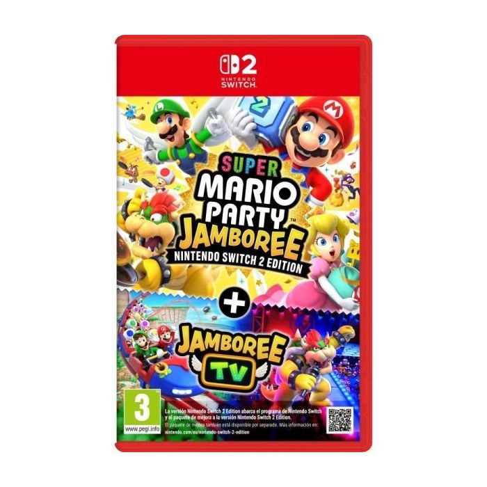 Nintendo Videojuego Super Mario Party Jamboree para Consola Nintendo Switch 2 - Genero Fiesta/Multijugador/Minijuegos - PEGI 3