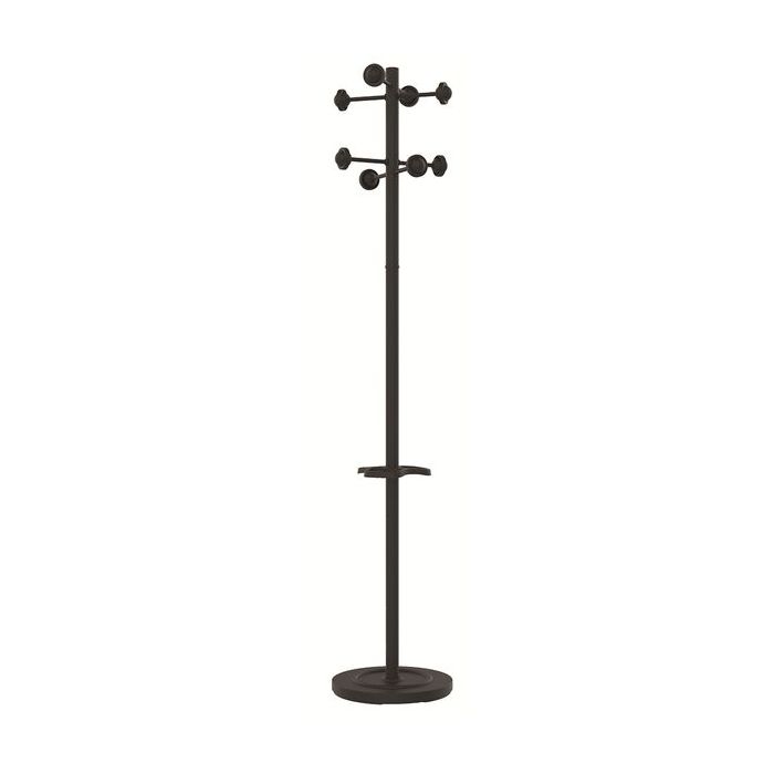 Unilux Perchero Accueil - Elegante Diseño Minimalista - Resistente y Duradero - Facil de Montar - Color Negro