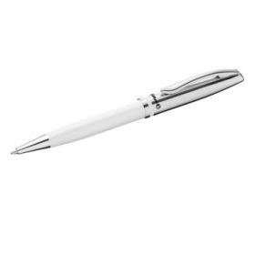 Pelikan Jazz Classic Boligrafo Retractil - Trazo de 1mm - Mecanismo de Giro - Capuchon y Clip Cromados - Recambio 337M Negro - E