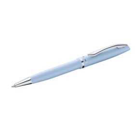 Pelikan Jazz Pastel Boligrafo con Mecanismo de Giro - Punta Mediana - Cuerpo Lacado - Recargable - Color Azul Pastel
