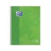 Oxford Europeanbook 1 Cuaderno Espiral Formato A4+ Cuadriculado 5x5mm - 80 Hojas - Banda de Color - Tapa Extradura Brillante - C