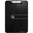 Herlitz Carpeta Sujetapapeles - Formato A4 - Pinza Metalica - Capacidad hasta 80 Hojas - Color Negro