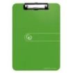 Herlitz Carpeta Sujetapapeles - Formato A4 - Pinza Metalica - Capacidad hasta 80 Hojas - Color Verde