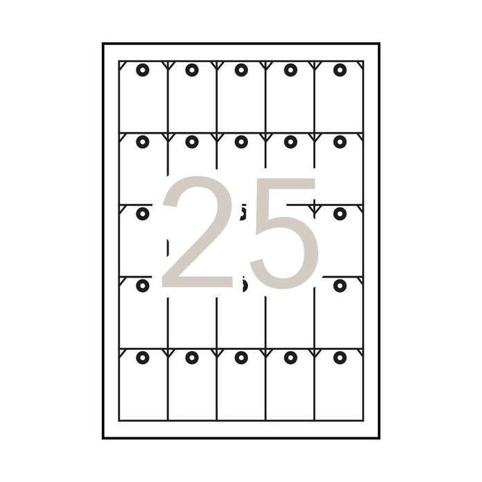 Apli Etiquetas Colgantes Imprimibles 36 x 53mm 10 Hojas
