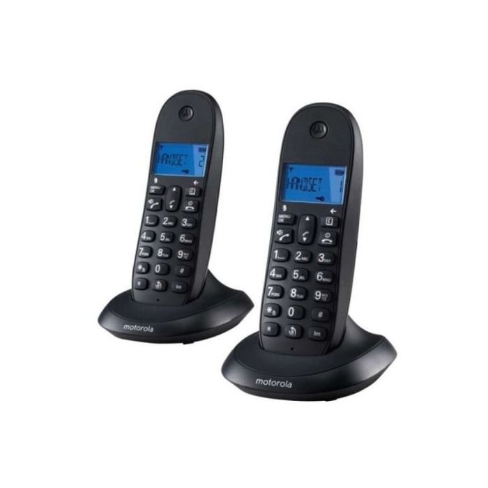 Motorola C1002L Telefono Inalambrico Dect + 1 Supletorio - Identificador de Llamada - Manos Libres