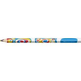 Faber-Castell Fantasia Lapiz Jumbo con Mina Multicolor - Cuerpo Triangular Decorado - Madera de Bosques Sostenibles