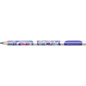 Faber-Castell Fantasia Pastel Lapiz Jumbo con Mina Multicolor - Cuerpo Triangular Decorado - Madera de Bosques Sostenibles