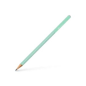 Faber-Castell Sparkle Aurora Lapiz Triangular de Grafito B - Mina Resistente a la Rotura - Con Cabelilla Plateada - Color del Cu