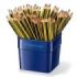 Staedtler Noris 119 Jumbo Cubo Expositor con 72 Lapices de Grafito Triangular - Mina HB2 Ultrarresistente de 4mm - Madera de Bos