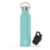 Numada Mibbot Mint Botella Termica - Capacidad de 600ml - Tapon Deportivo - Bolsa de Neopreno - 5 Capas - Libre de BPA - Boca An