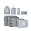 Numada Midweek A80 Pack de 8 Organizadores de Maleta - Poliester Impermeable - Malla Semitransparente - Cremallera con Doble Tir