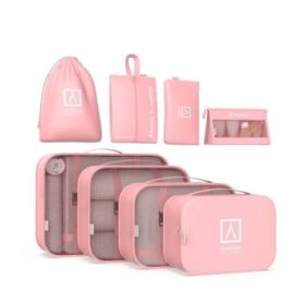 Numada Midweek A80 Pack de 8 Organizadores de Maleta - Poliester Impermeable - Malla Semitransparente - Cremallera con Doble Tir