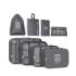 Numada Midweek A80 Pack de 8 Organizadores de Maleta - Poliester Impermeable - Malla Semitransparente - Cremallera con Doble Tir