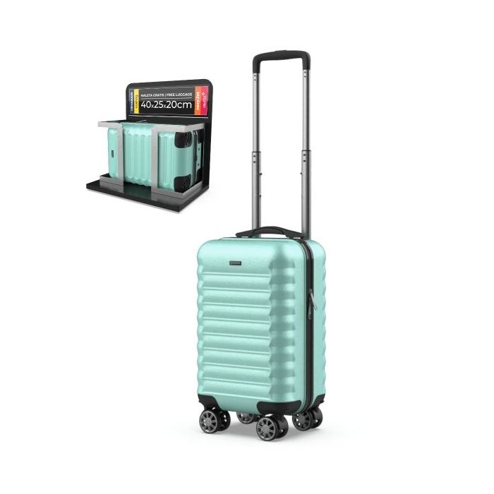 Numada Upfly Underseat 16  XXS Maleta de Mano - 20 Litros - 4 Ruedas 360º Desmontables - Mango Telescopico - Cierre con Combinac