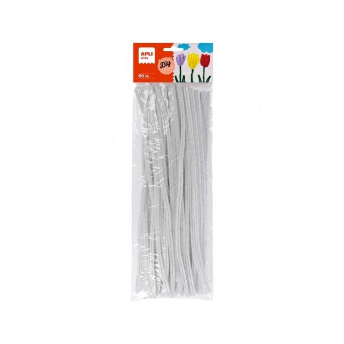 Apli Pack con 50 Limpiapipas para Manualidades - Flexibles y Suaves - Facil Manipulacion - Estimula Imaginacion y Creatividad -