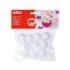 Apli Pack de 10 Bolas de Porexpan Ø 25 mm - Color Blanco