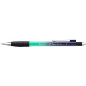 Faber-Castell Grip 1347 Flow Edition Buzzing Blue Portaminas 0.7mm - Atractivo Diseño - Grip de Agarre - Goma de Borrar - Color