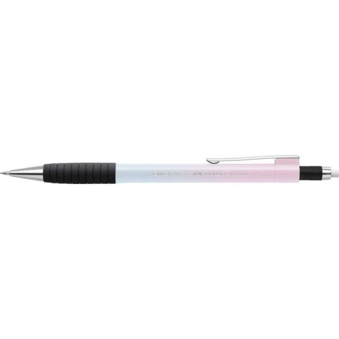 Faber-Castell Grip 1347 Flow Edition Blushing Sky Portaminas 0.7mm - Atractivo Diseño - Grip de Agarre - Goma de Borrar - Color