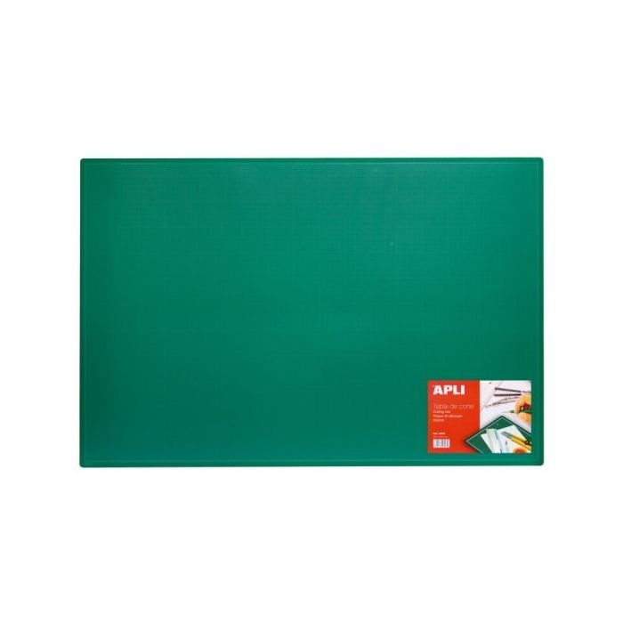 Apli Tabla de Corte PVC A1 900x600x2mm - Antideslizante - Auto Cicatrizante - Cuadricula y Angulos Impresos - Ideal para Manuali