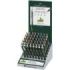 Faber-Castell TK-Fine 9713 Expositor con 40 Portaminas de Diferentes Graduaciones - Mina HB - Goma de Borrar Integrada