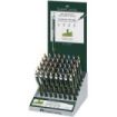 Faber-Castell TK-Fine 9713 Expositor con 40 Portaminas de Diferentes Graduaciones - Mina HB - Goma de Borrar Integrada