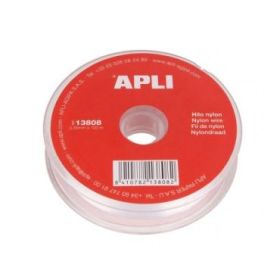 Apli Bobina de Cuerda de Nylon - Alta Calidad - Resistente y Duradero - Ideal para Bricolaje, Jardineria y Manualidades - Color