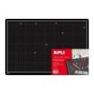 Apli Tabla de Corte PVC A3 - Antideslizante - Auto Cicatrizante - Impresion en Gris - Calidad Superior - Ultrarresistente - Prec