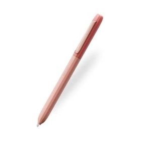 Faber-Castell Avori Boligrafo de Mecanismo Giratorio XB - 92% de Plastico Reciclado - Clip Metalico Solido - Color Naranja Fuego