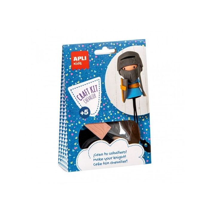 Apli Mini Kit de Manualidades Caballero - Reduce Estres - Aumenta Autoestima - Mejora Memoria - Desarrolla Coordinacion - Enriqu