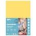 Apli Pack de 50 Cartulinas A4 170 g/m² - Color Amarillo Claro